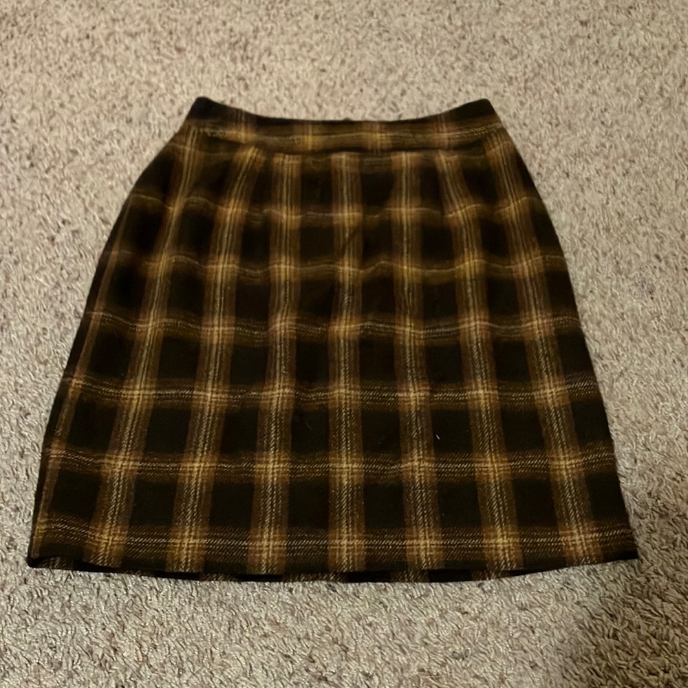 Vintage Plaid Skirt